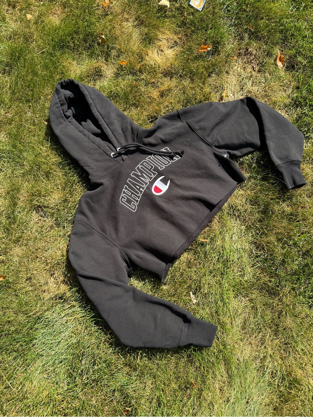 Like New Women’s Champion Sportswear Cropped Hoodie - Size Small